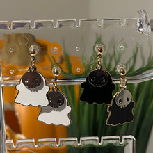 Load image into Gallery viewer, Ghostie Mask Stud Earrings
