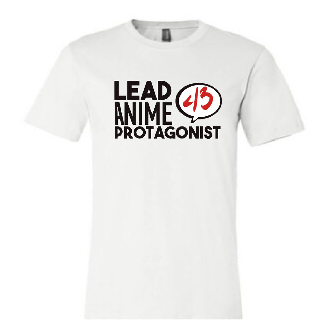 Lead Anime Protagonist Tee with Logo