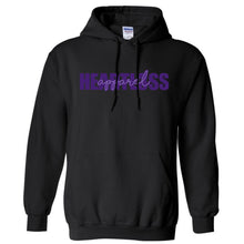 Load image into Gallery viewer, Reflective Heartl3ss Hoodie in black
